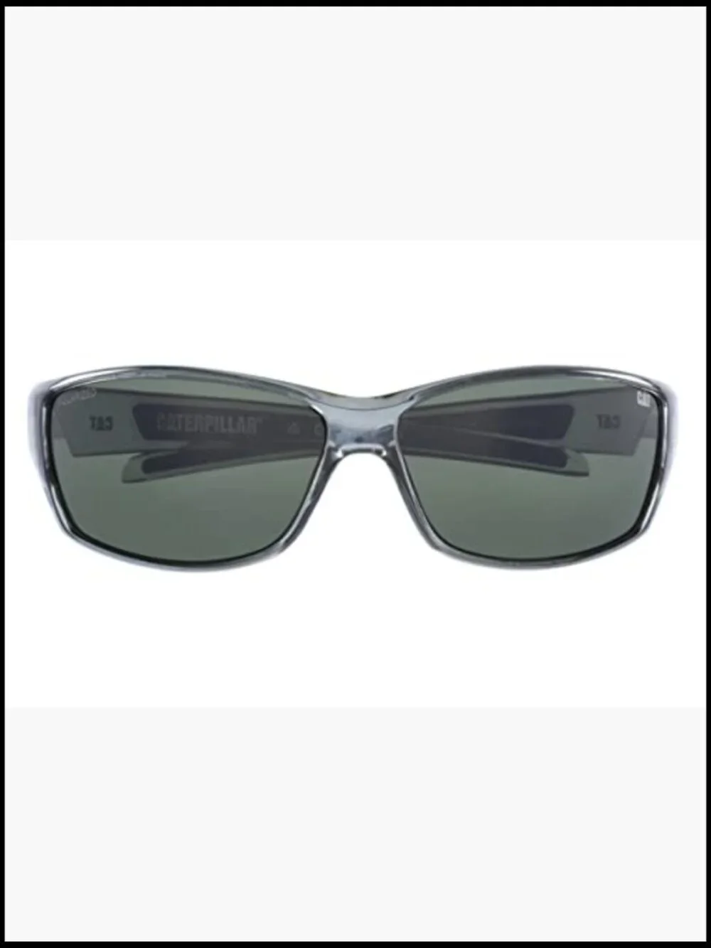 Men's Polarized Wrap Sunglasses UV400 Protection Polycarbonate Frame